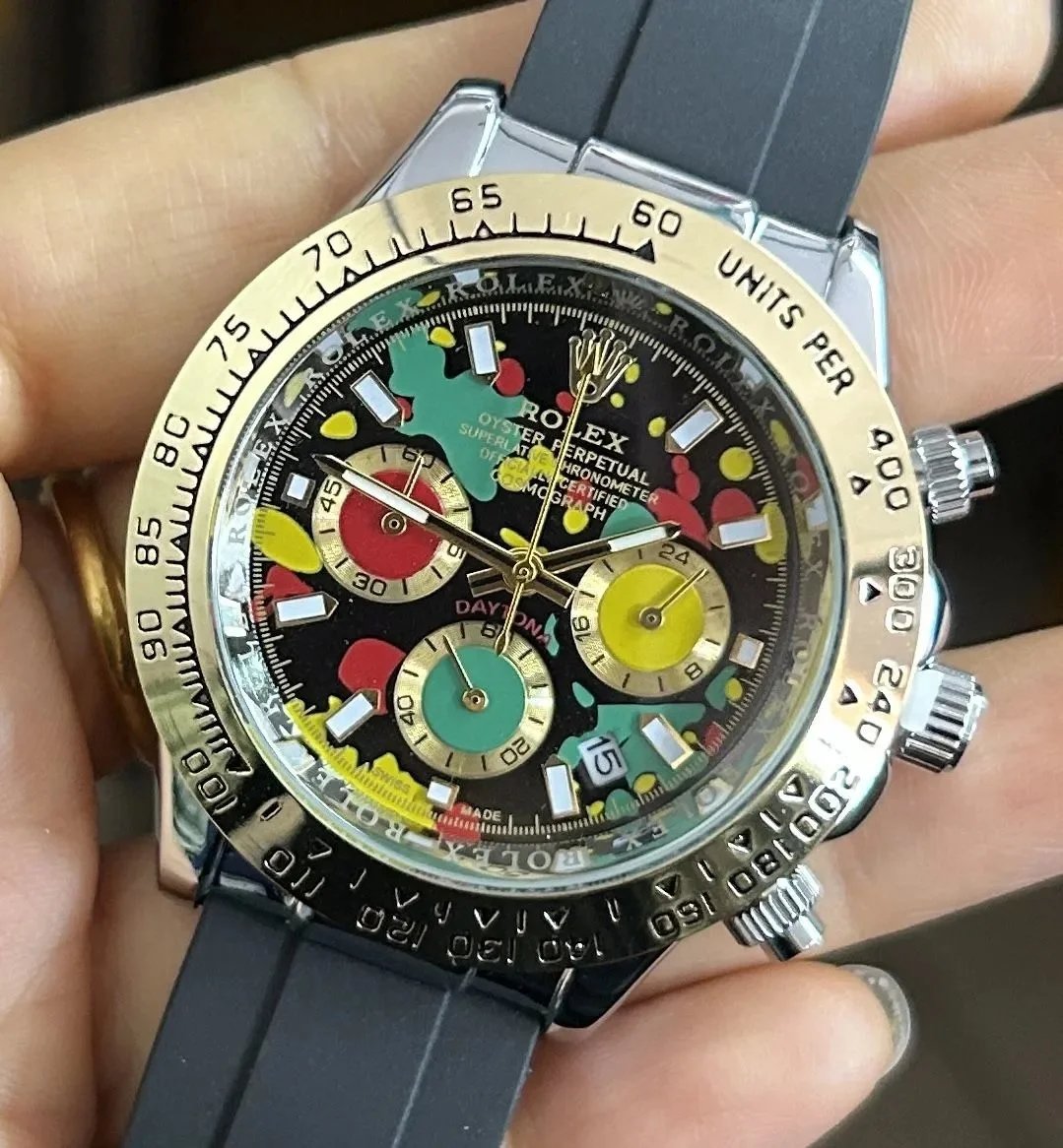 Rolex Oyster Perpetual Cosmograph Daytona Skeleton Blue Mechanical Watch Watches - 9