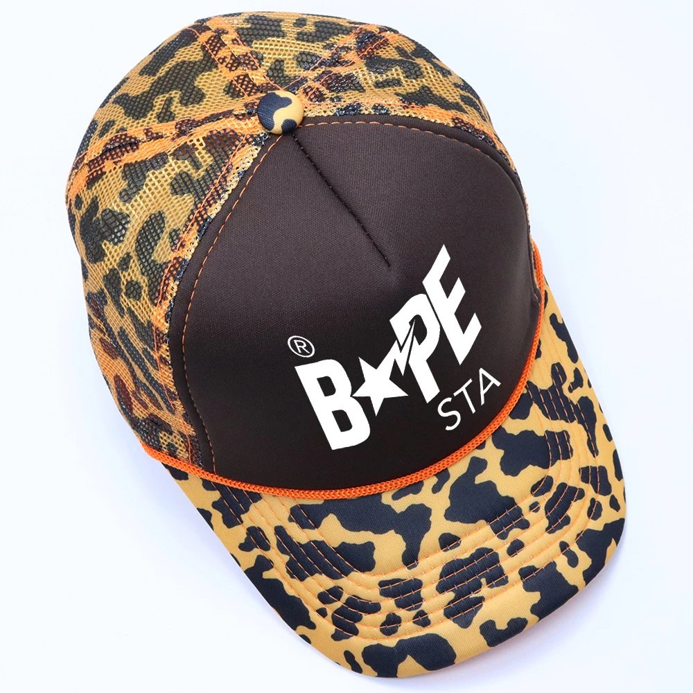 A Bathing Ape Hats BAPE STA Camouflage Baseball Cap — #-5
