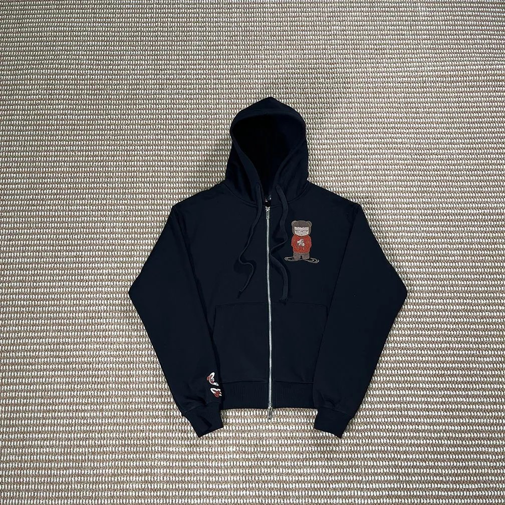 Unbranded Hoodies & Sweatshirts Embroidered Floral — Koi / Black Hoodie