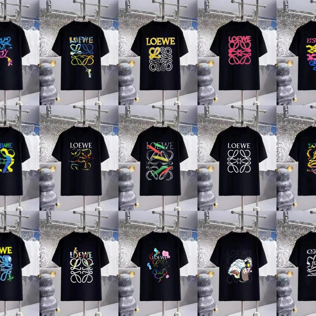 Loewe T-Shirts Short-Sleeve Anagram Logo T-Shirt image 2