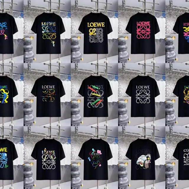 Loewe T-Shirts Short-Sleeve Anagram Logo T-Shirt product detail image 3