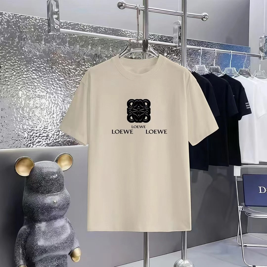 Loewe T-Shirts Short-Sleeve Anagram Logo T-Shirt — 06-3