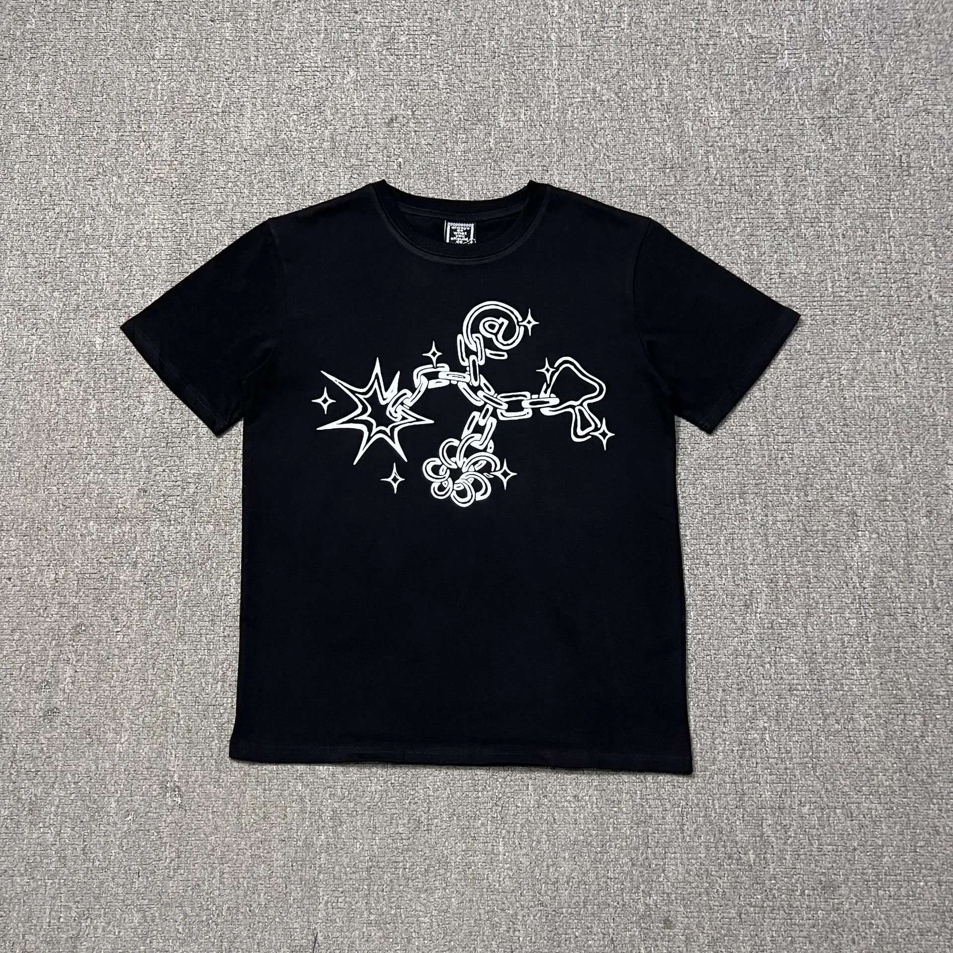 A&D T-Shirts Graphic Print Short-Sleeve T-Shirt — AD08 Black