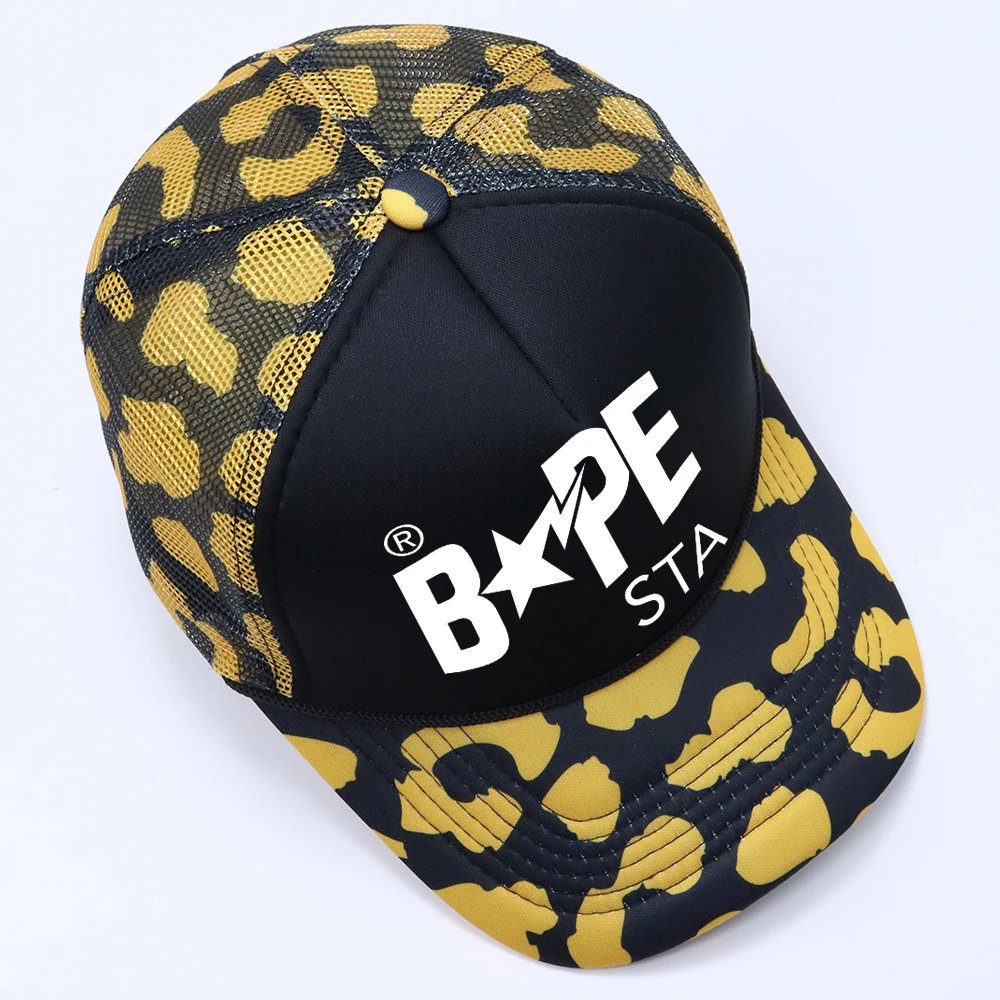 A Bathing Ape Hats BAPE STA Camouflage Baseball Cap — #-41