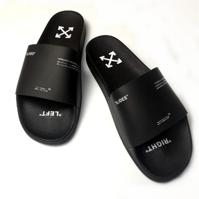 Off-White Industrial Belt Slide Sandals Black/Yellow - 6