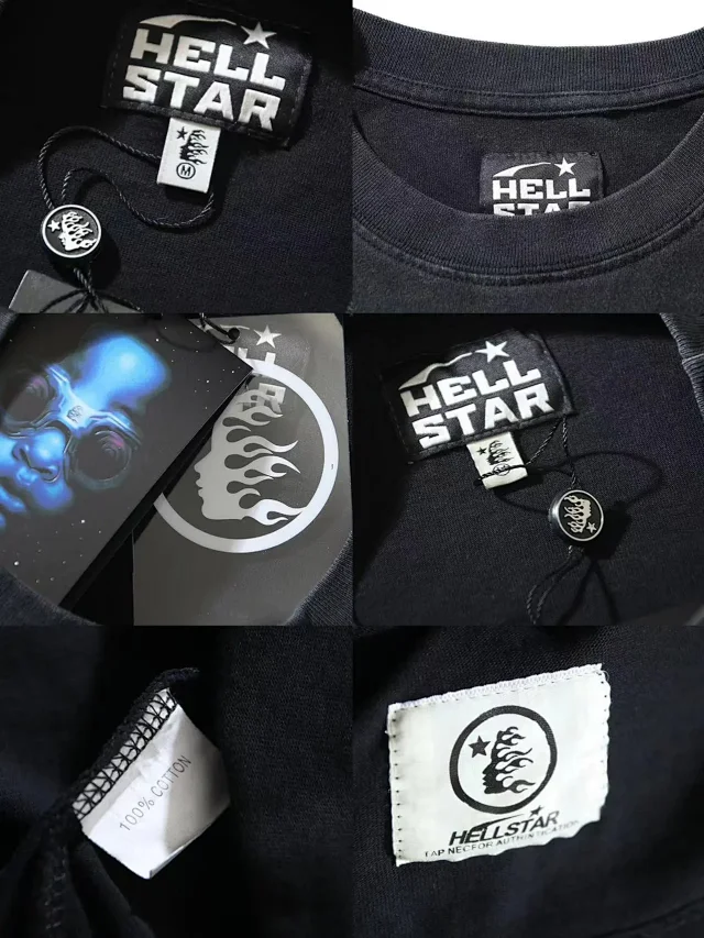 Hellstar T-Shirts Graphic Crewneck T-Shirt product detail image 2