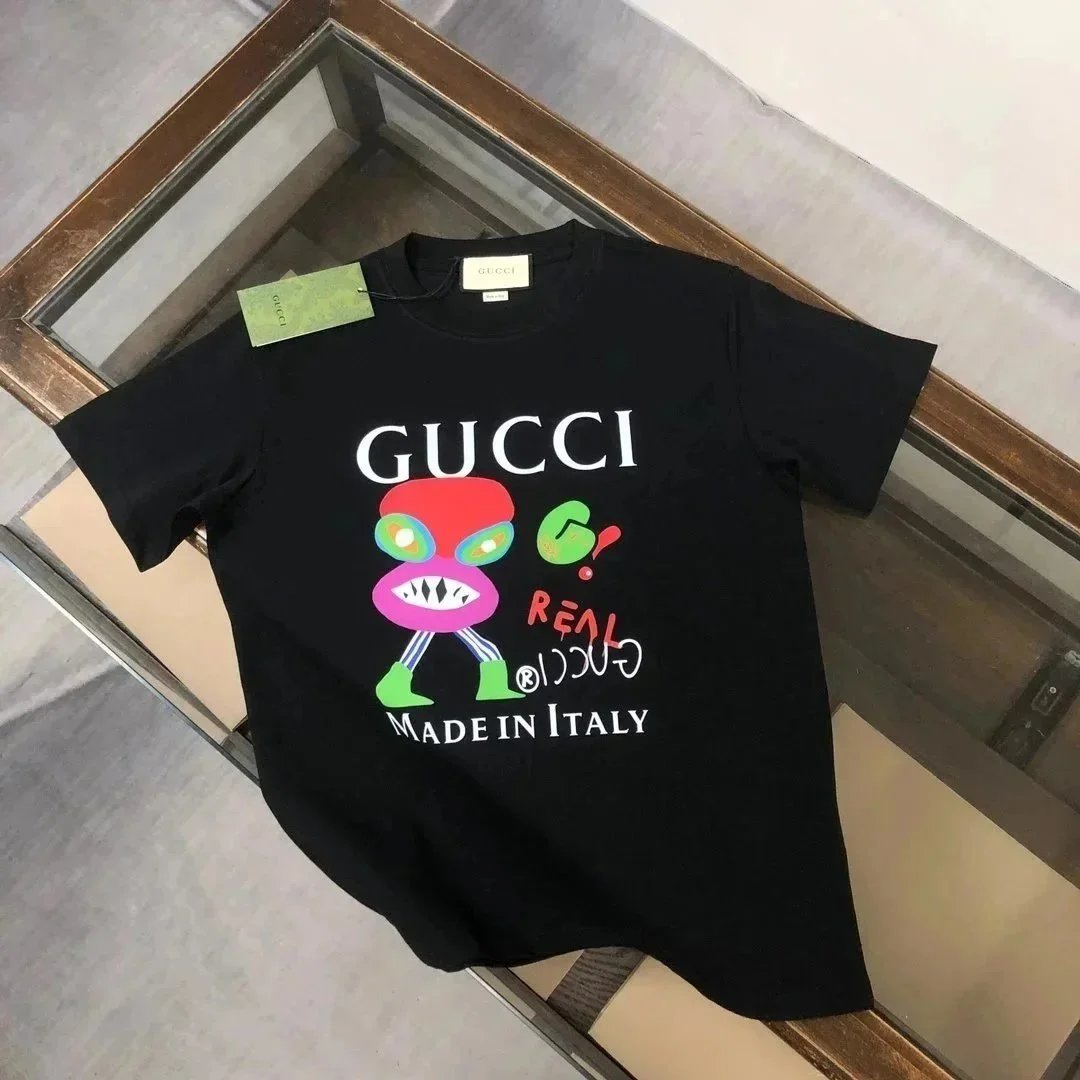 Gucci T-Shirts Logo Graphic — 26 black