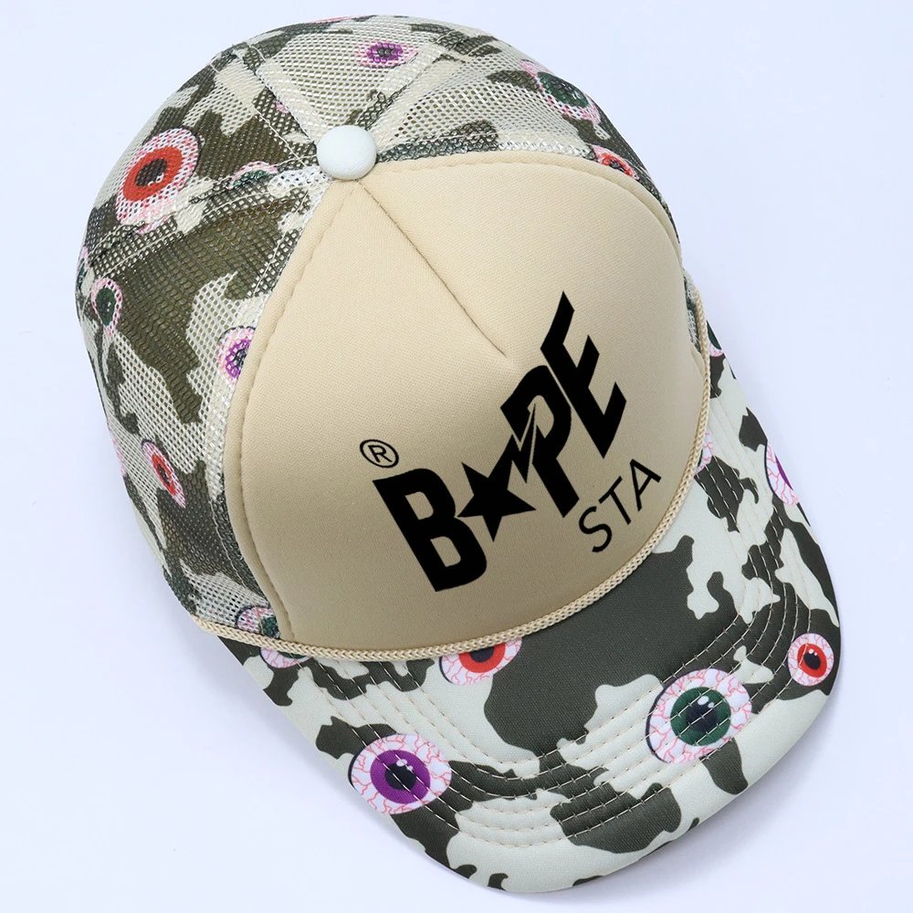 A Bathing Ape Hats BAPE STA Camouflage Baseball Cap — #-4