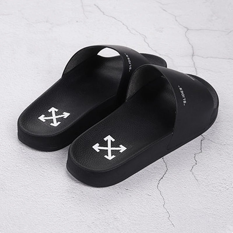 Off-White Industrial Belt Slide Sandals Black/Yellow - 5