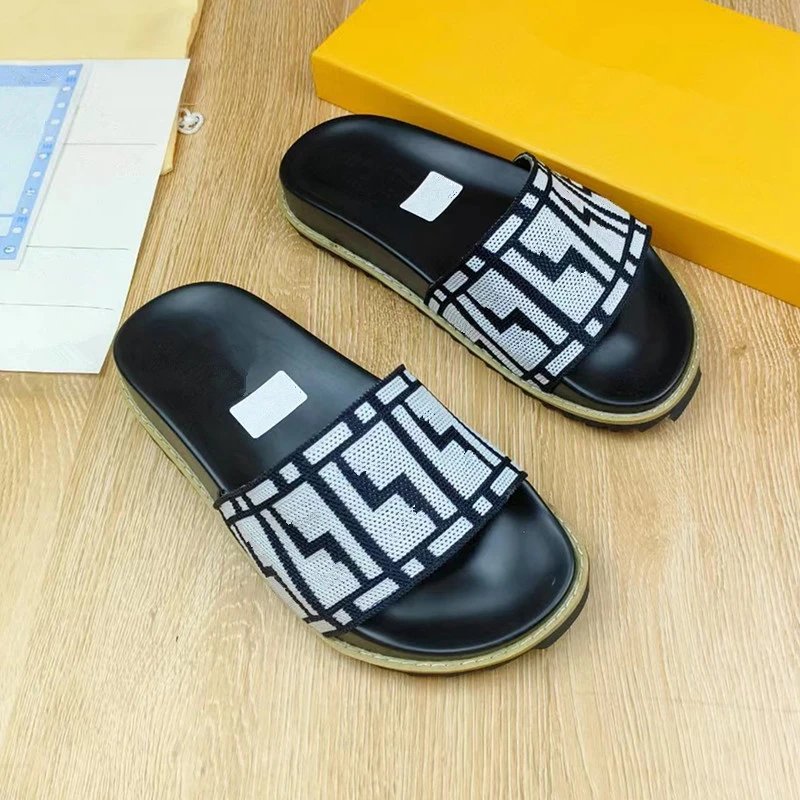 Versace Greca Pattern Slide Sandals Black/Gold Slippers - 10