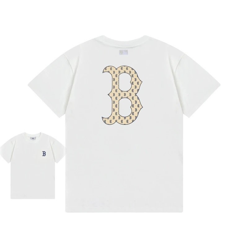 MLB T-Shirts New York Yankees Logo — 946 Cream (Front Label Embroidery)