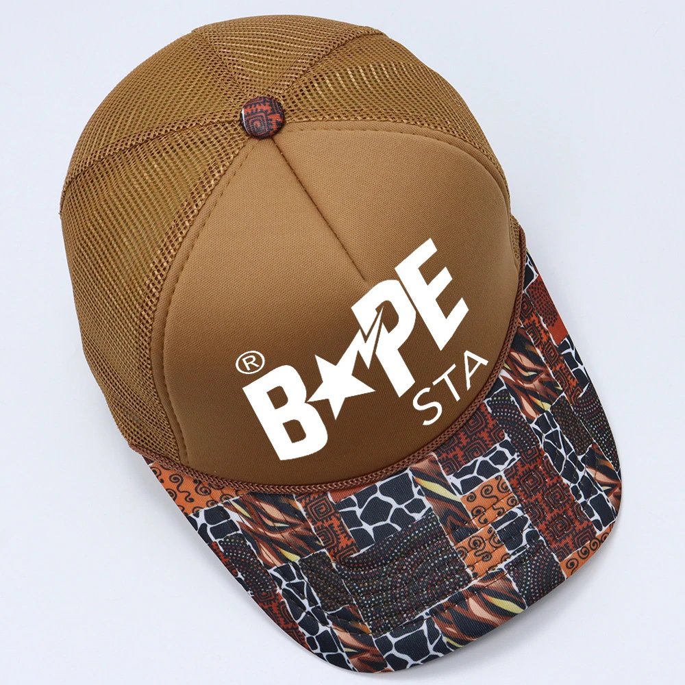 A Bathing Ape Hats BAPE STA Camouflage Baseball Cap — #-40