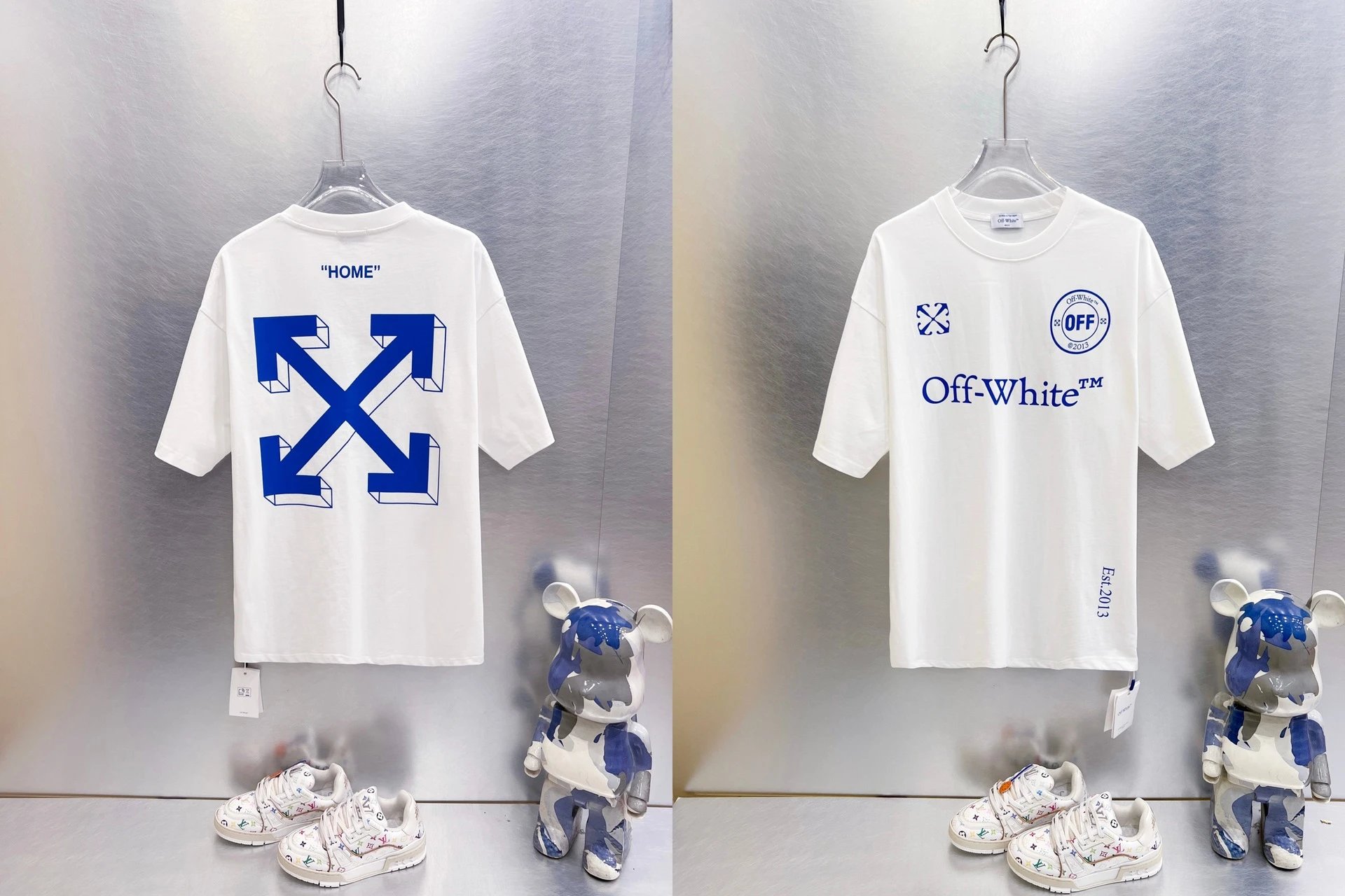 Off-White T-Shirts Oversized graphic-print short-sleeve — 9290 white