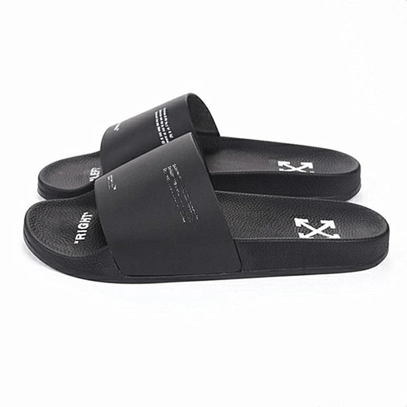 Off-White Industrial Belt Slide Sandals Black/Yellow - 7