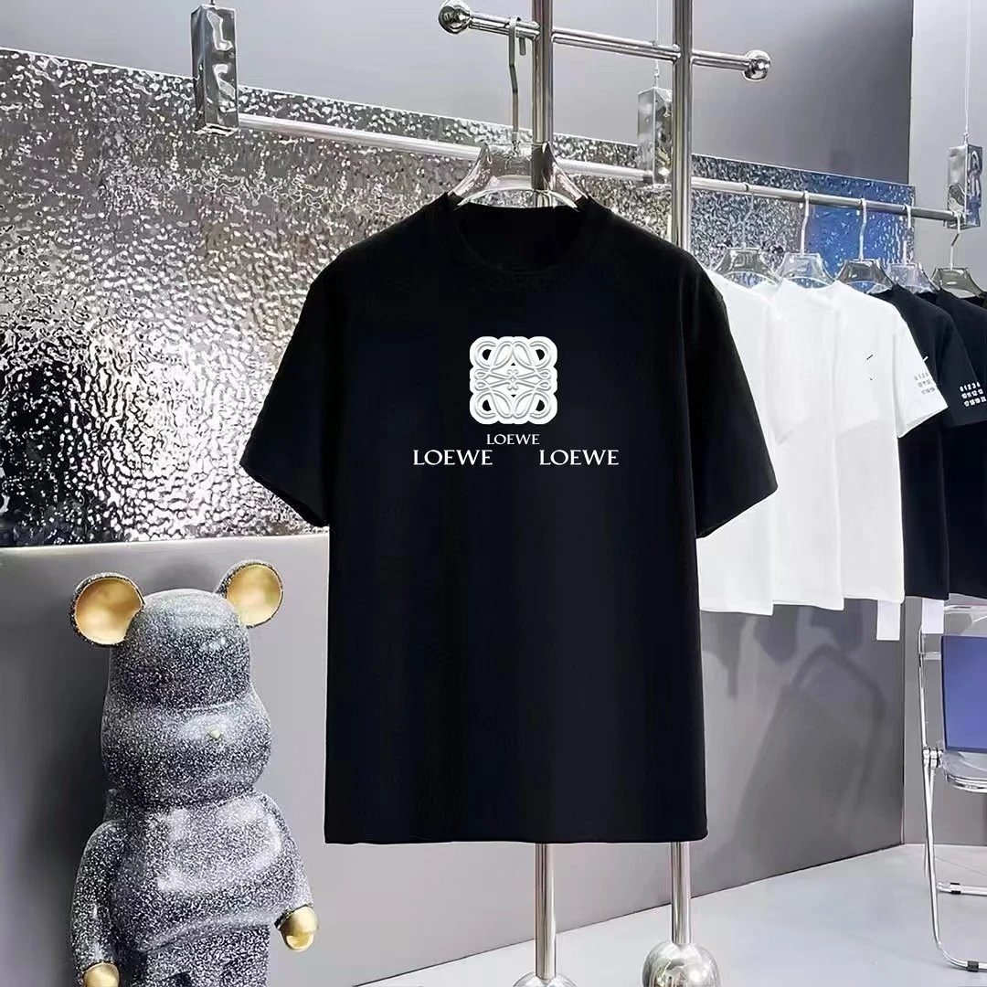 Loewe T-Shirts Short-Sleeve Anagram Logo T-Shirt — 06-1