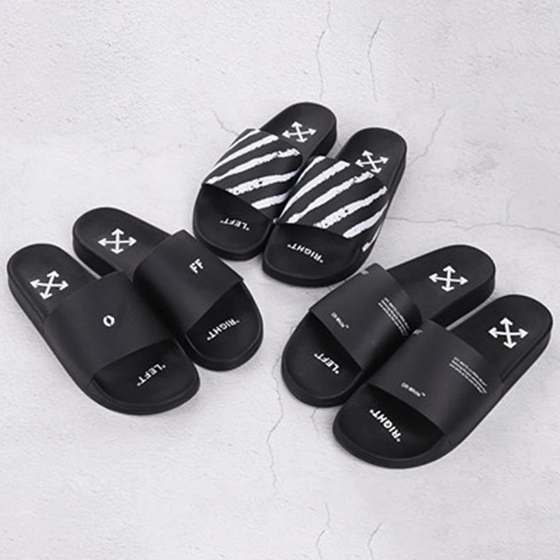 Off-White Industrial Belt Slide Sandals Black/Yellow - 13