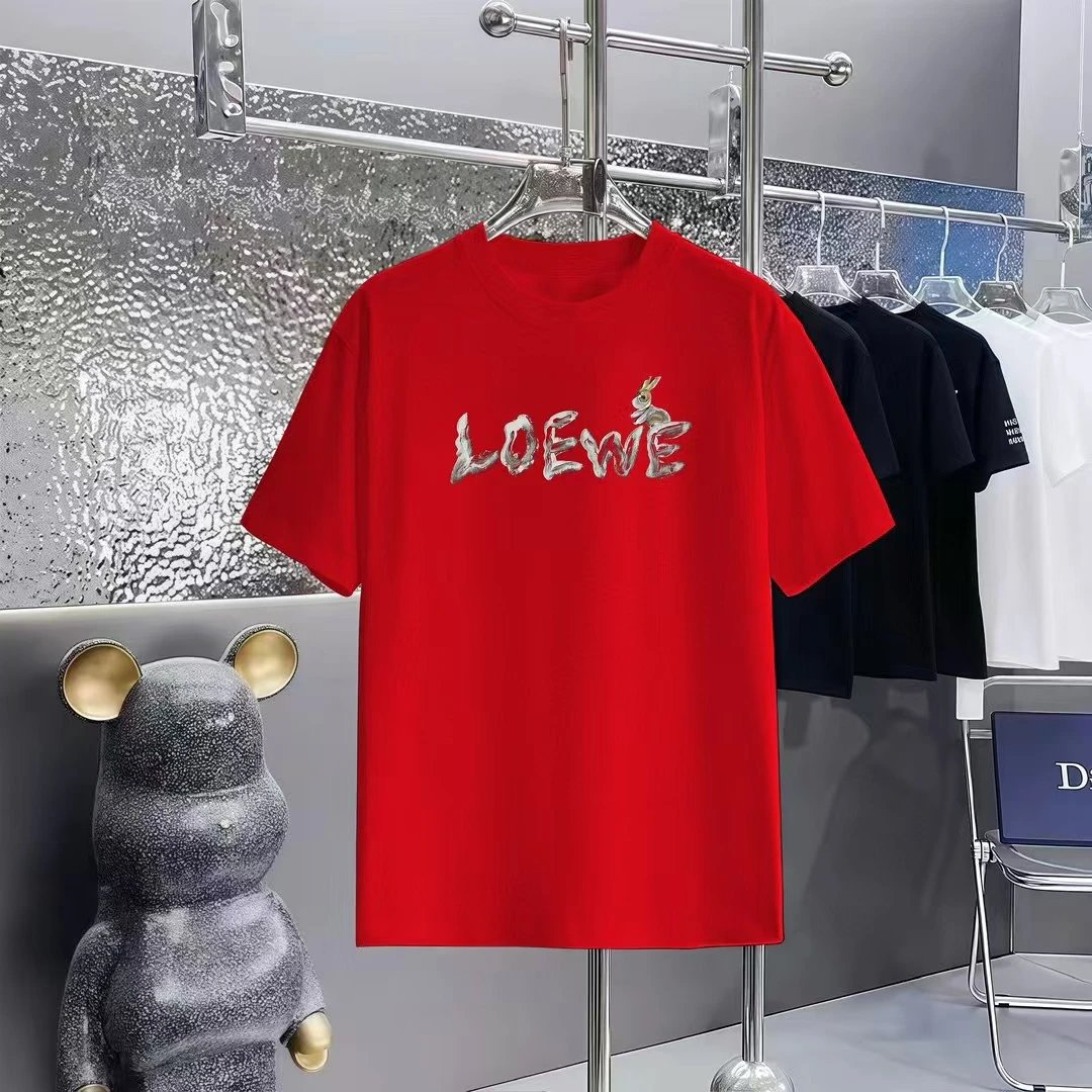 Loewe T-Shirts Short-Sleeve Anagram Logo T-Shirt — 07-4