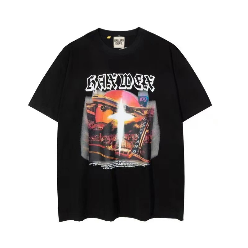 Gallery Dept. T-Shirts Graphic Print Short-Sleeve T-Shirt — 430 black