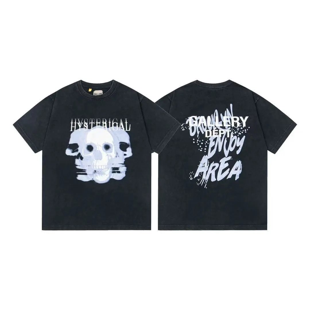 Gallery Dept. T-Shirts Graphic Print Short-Sleeve T-Shirt — 473 Black