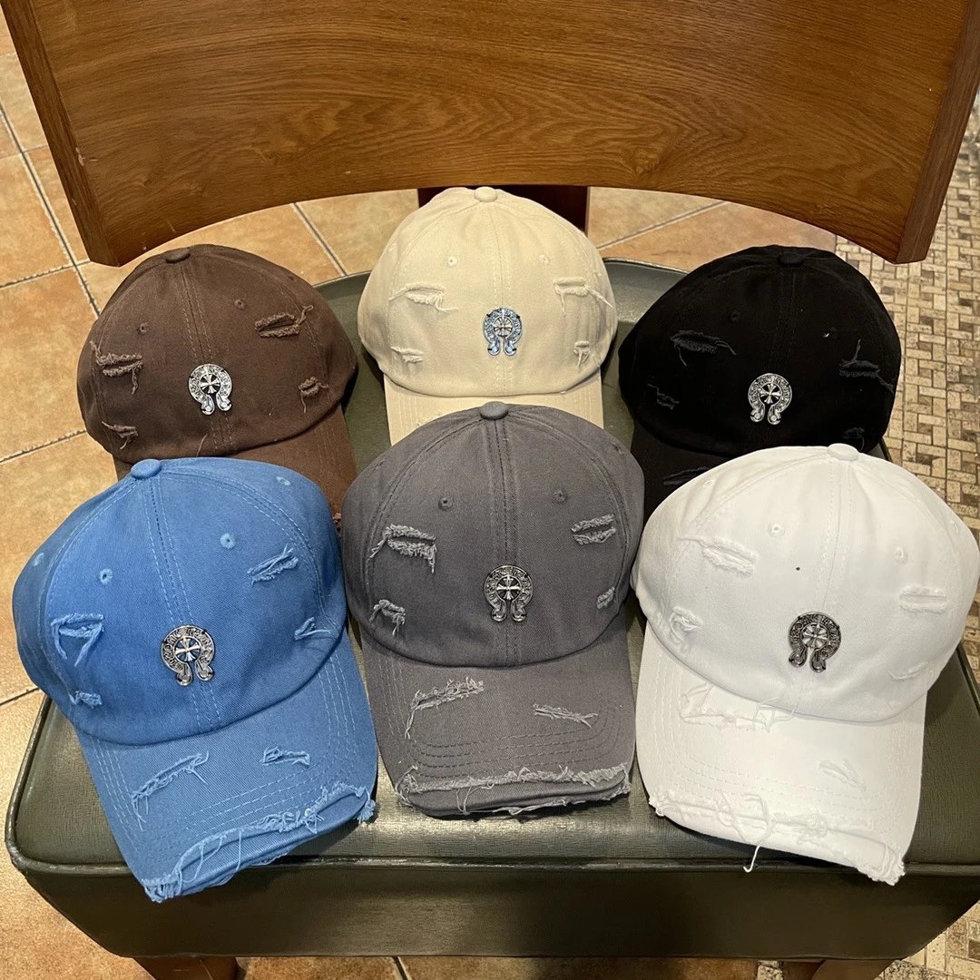 Design Distressed Flower Embroidery Baseball Cap Beige - 29