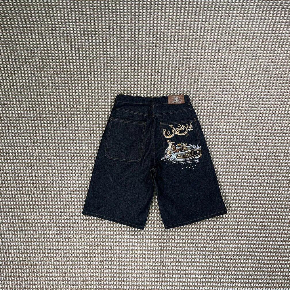 Derschutze Jeans Embroidered wide-leg image 4
