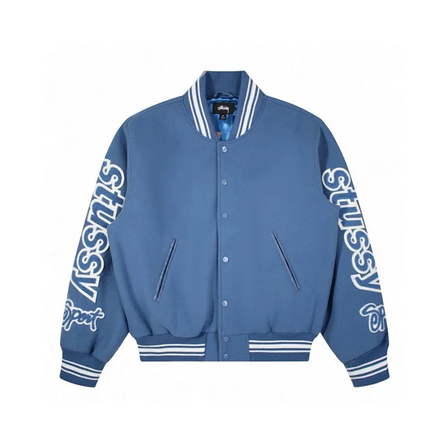 Stüssy Jackets Patchwork varsity bomber jacket product detail image 19