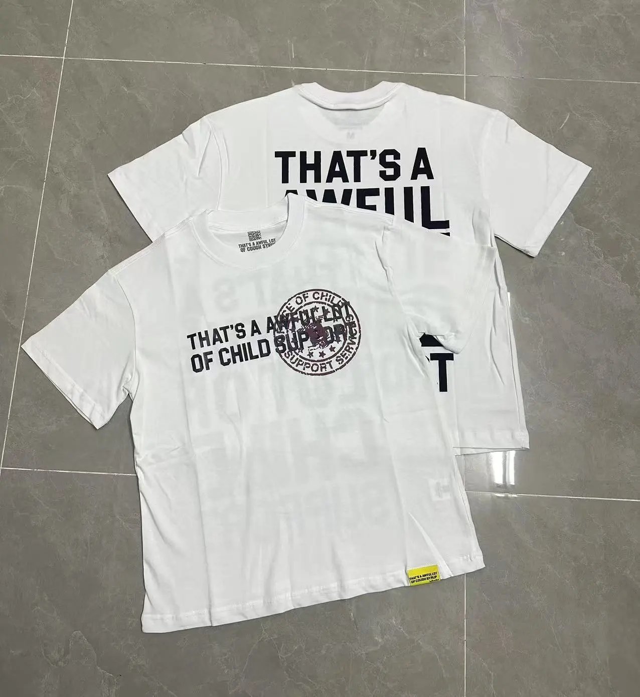 That's a Awful Lot of Cough Syrup T-Shirts Graphic-print short-sleeve T-shirt — 228 white