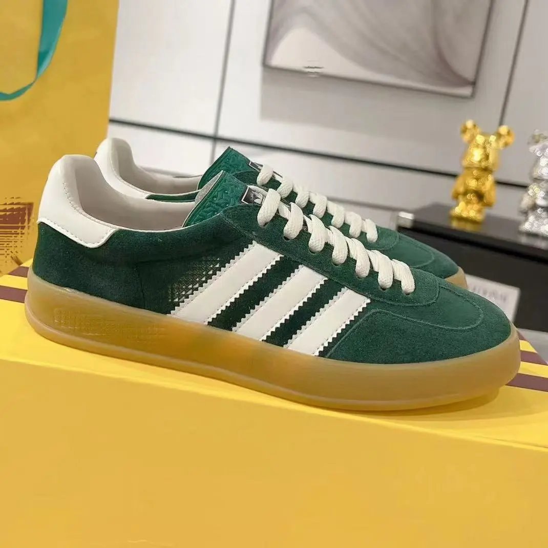 Adidas Sneakers Gucci x Gazelle low-top three-stripe — Style 18