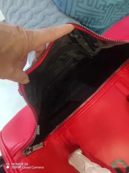 Air Jordan Duffle Bag Black Leather Travel Bag - 11