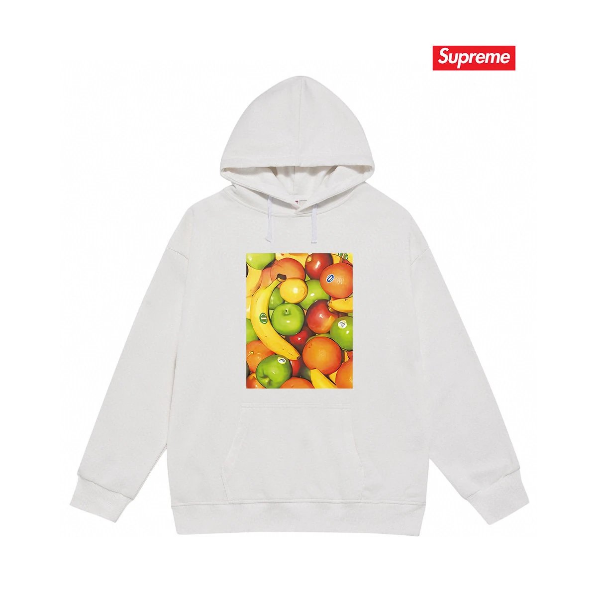 Supreme Hoodies & Sweatshirts Graphic Print Pullover Hoodie — S 2032 white