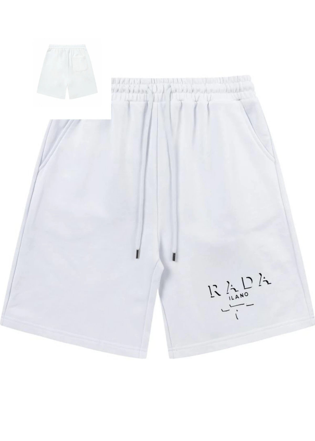 Prada T-Shirts Crew-neck T-shirt with triangular logo plaque — White. stereo alphabet LOGO