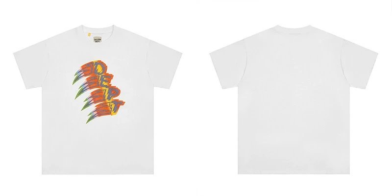 Gallery Dept. T-Shirts Short-Sleeve Graphic Print — D 35 White (digital direct injection)
