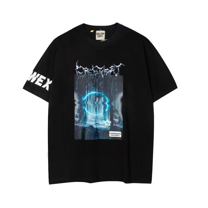 Gallery Dept. T-Shirts Graphic Print Short-Sleeve T-Shirt — 448 black