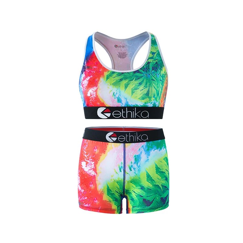 Ethika Matching Sets Girls' sports bra and shorts set — 2002