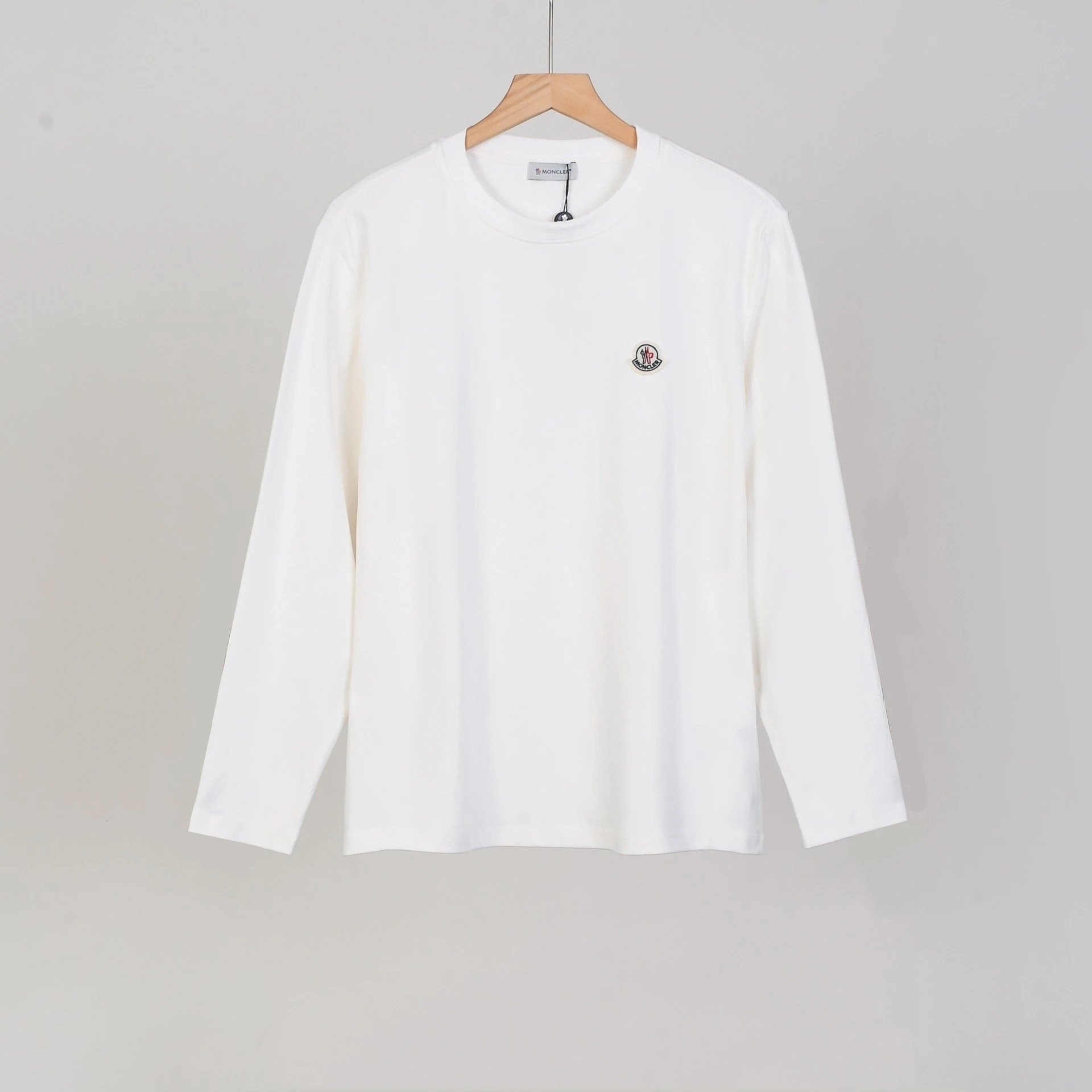 Polo Ralph Lauren T-Shirts Long-Sleeve Crew-Neck Embroidered Logo — 1511 white
