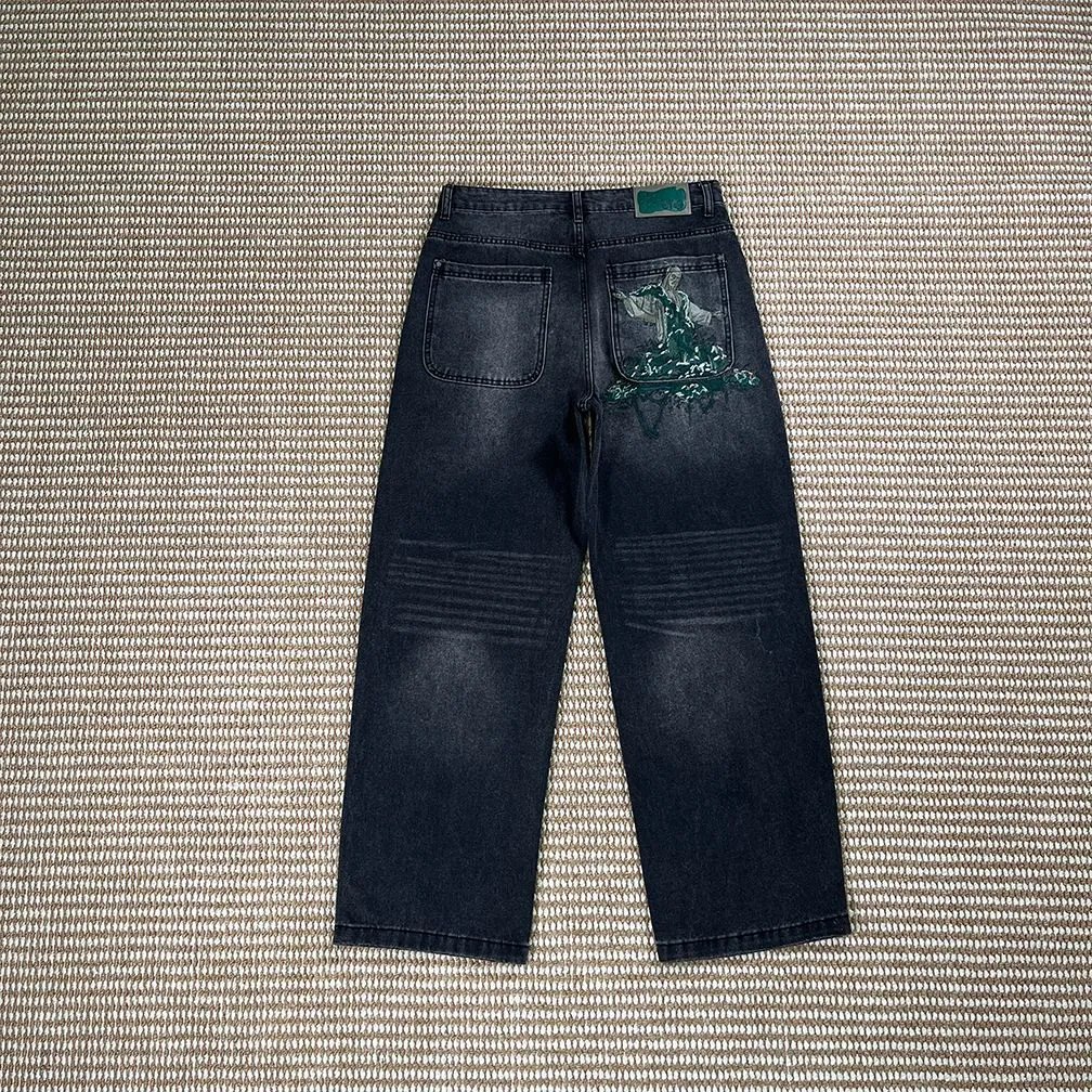 Unbranded Hoodies & Sweatshirts Embroidered Floral — Vines and Statue Trousers