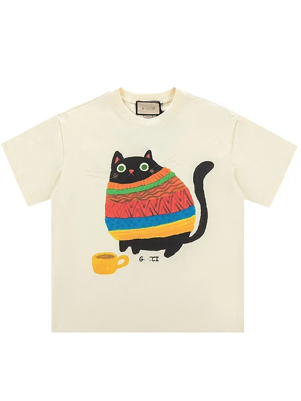 Gucci T-Shirts Animal Graphic Print product detail image 3