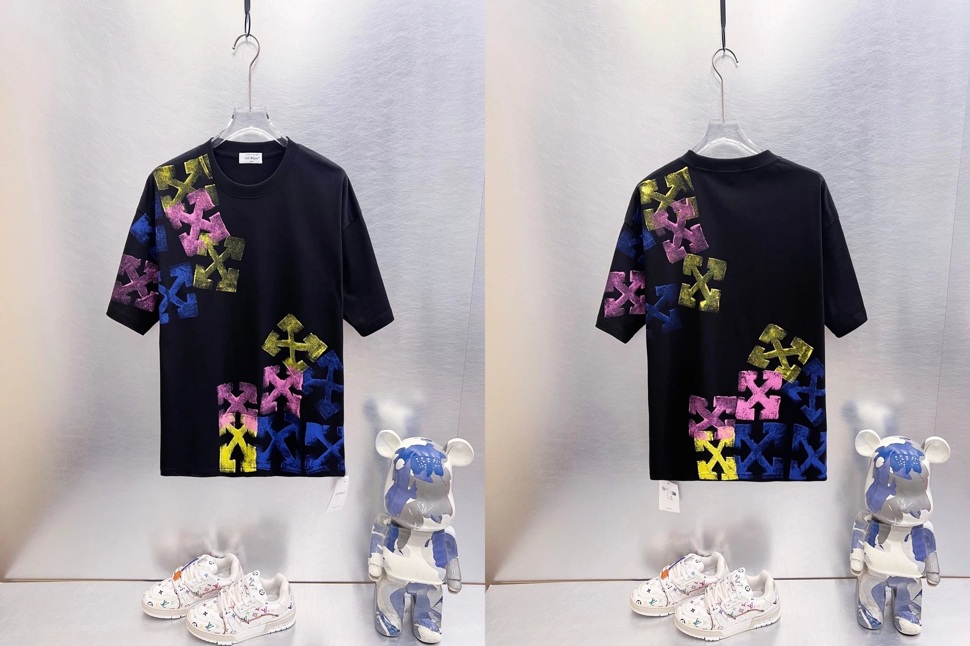 Off-White T-Shirts Oversized graphic-print short-sleeve — 9001 black