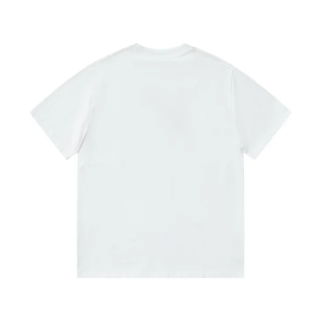 Prada T-Shirts Crew-neck T-shirt with triangular logo plaque product detail image 28