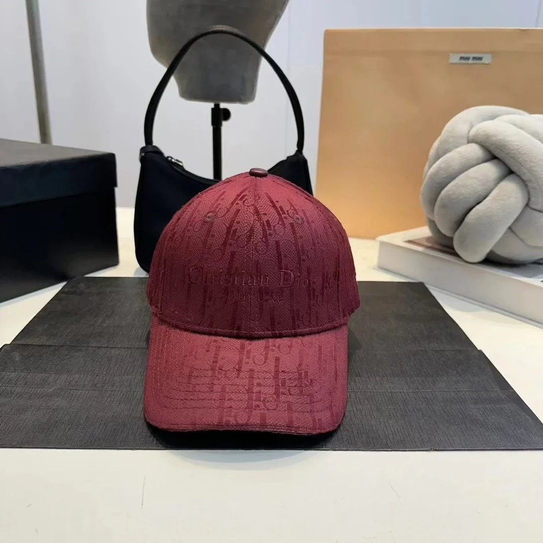Dior Hats Oblique Monogram Baseball Cap with Leather Brim image 7