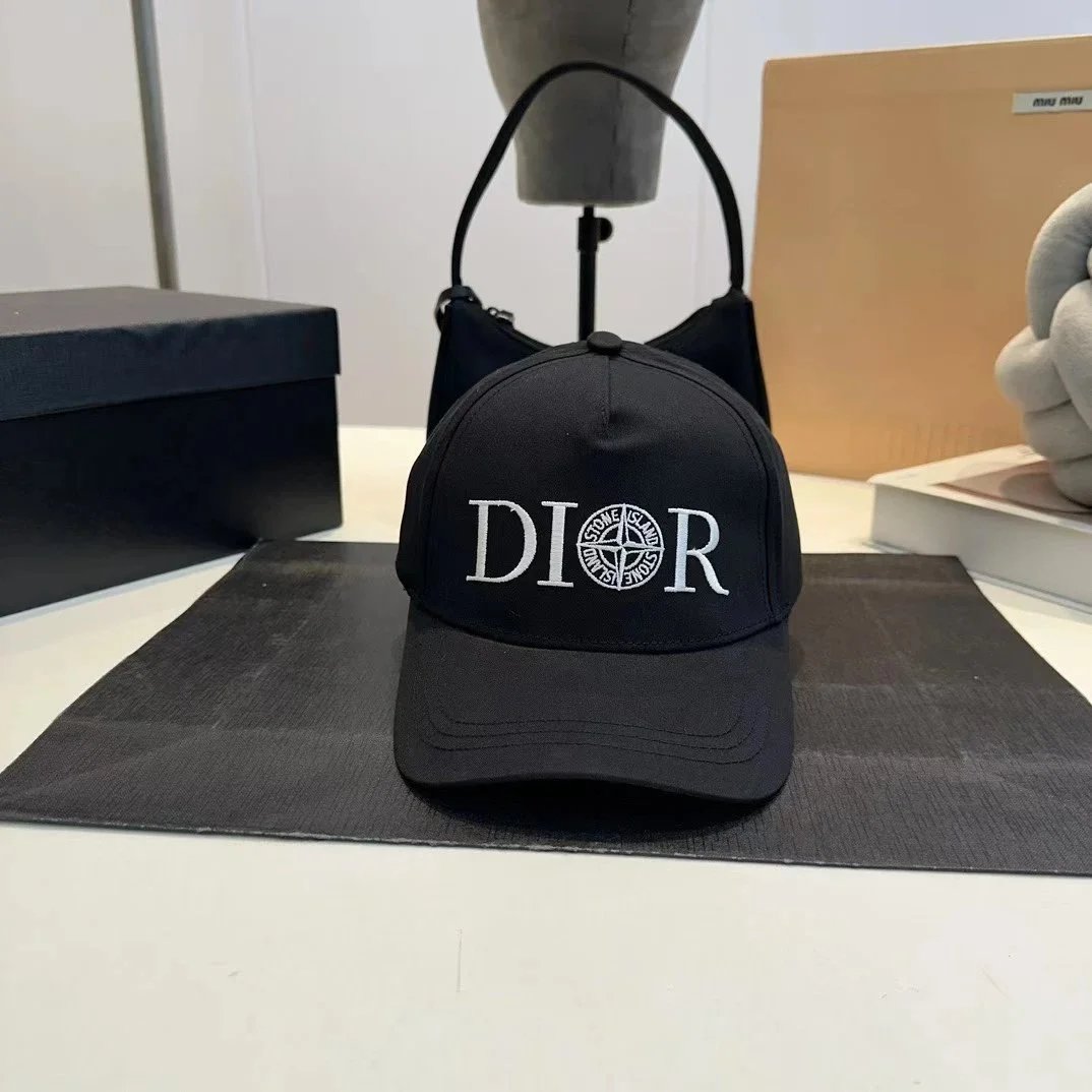 Dior Hats Oblique Monogram Baseball Cap with Leather Brim image 10