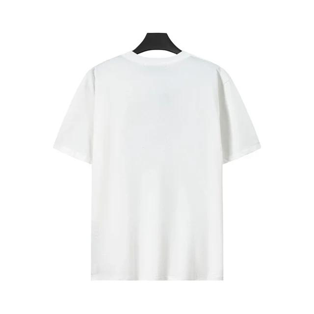 Prada T-Shirts Crew-neck T-shirt with triangular logo plaque product detail image 36