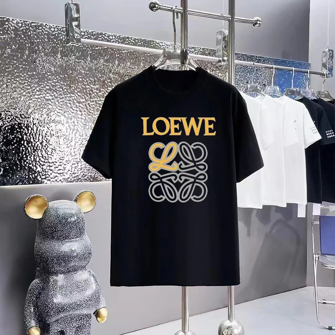 Loewe T-Shirts Short-Sleeve Anagram Logo T-Shirt — 04-1