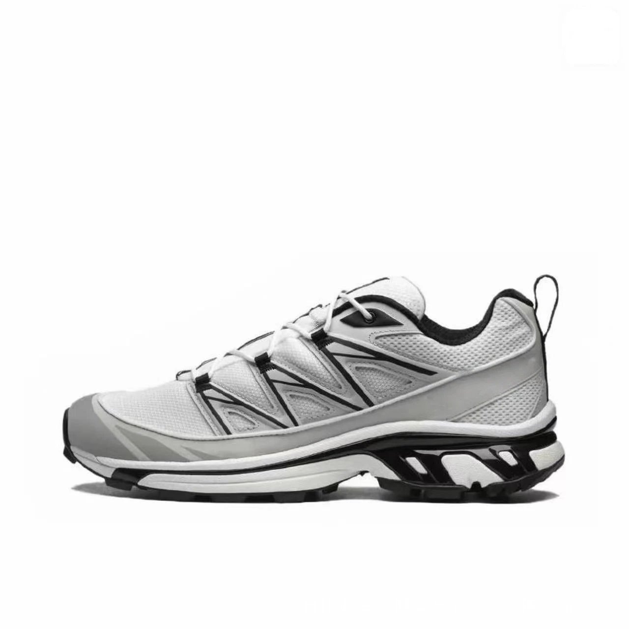 Salomon XTQ and XT 6 trail shoes — Second-generation black and white