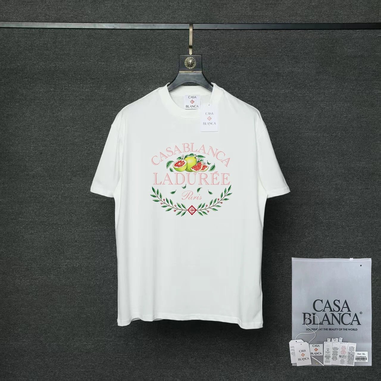 Casa Blanca T-Shirts Ladurée Graphic — 2 White