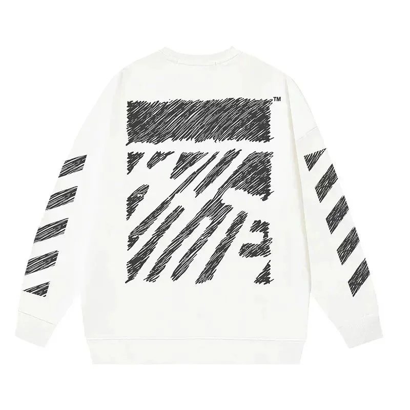 Off-White Hoodies & Sweatshirts Crewneck Sweatshirt with Arrow Graphic image 8