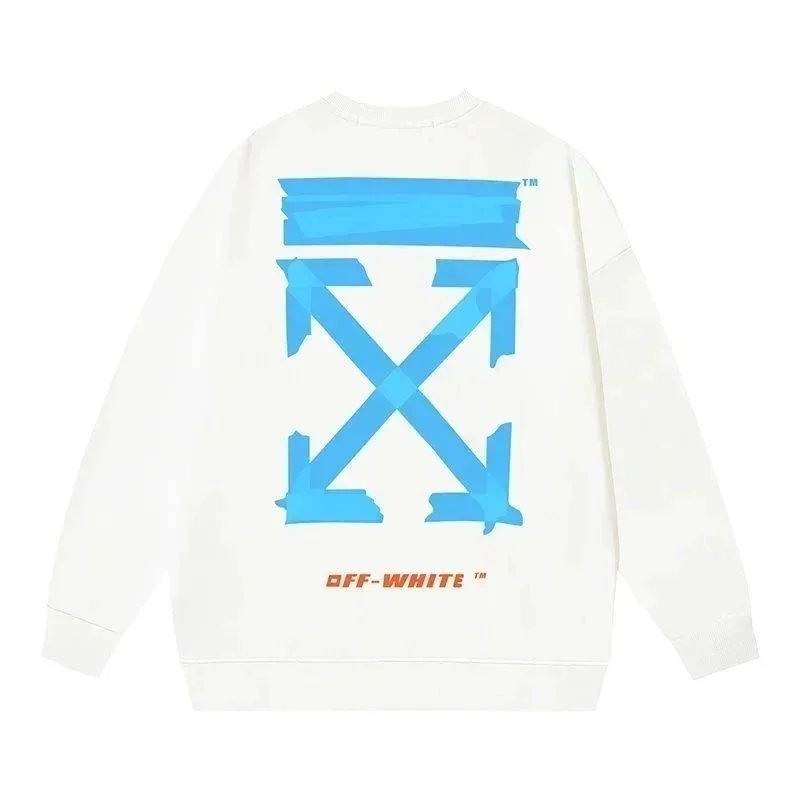 Off-White Hoodies & Sweatshirts Crewneck Sweatshirt with Arrow Graphic — 17