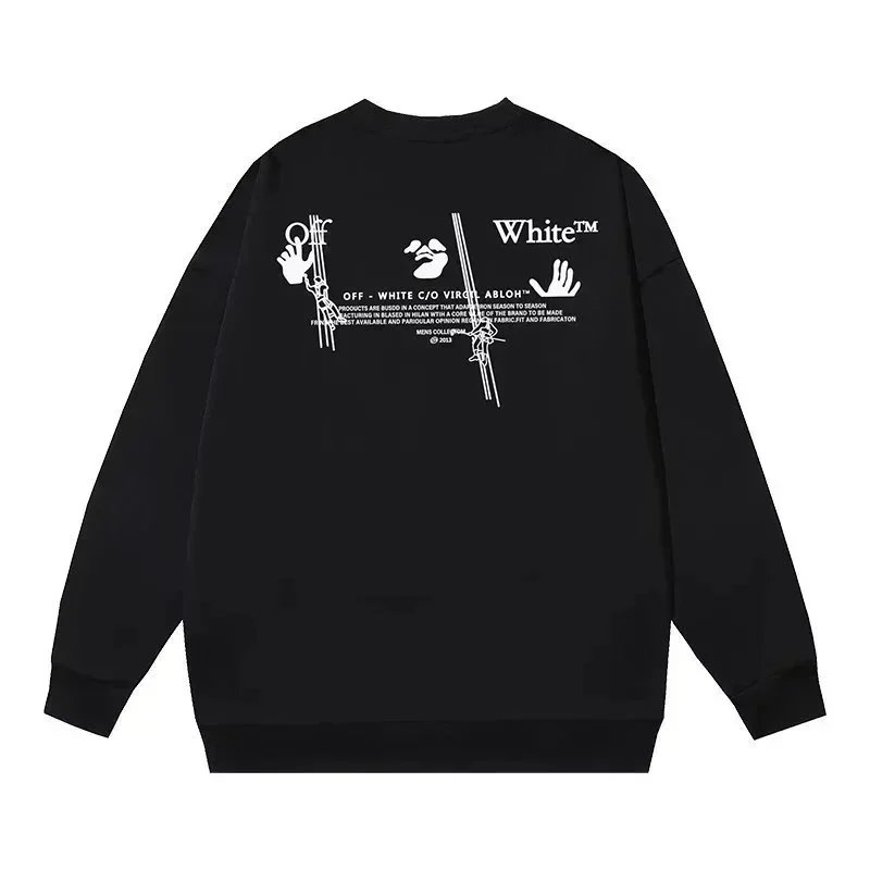 Off-White Hoodies & Sweatshirts Crewneck Sweatshirt with Arrow Graphic — 20