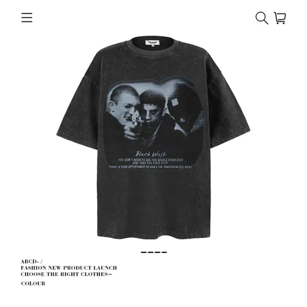 Design Black Wish Graphic Oversized T-Shirt - 1