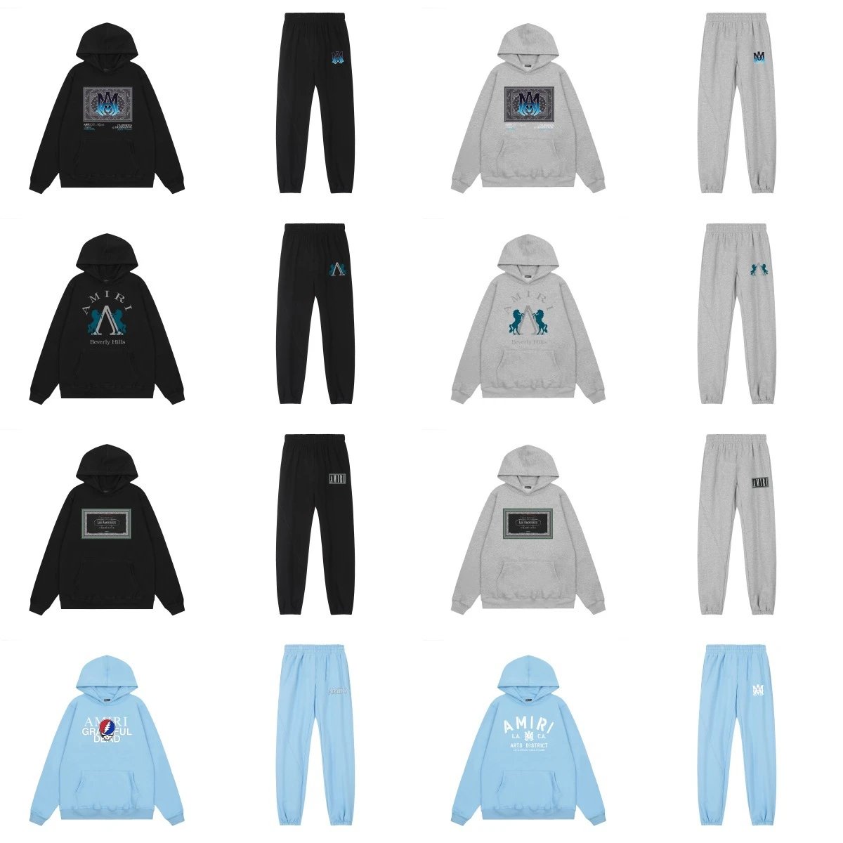 AMiri Fashion Hoodie Set